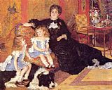 Madame Georges Charpentier and her Children, Georgette and Paul by Pierre Auguste Renoir